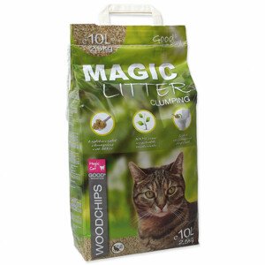 Kočkolit MAGIC CAT Litter Woodchips 10l - Zákaznícke dni 28.3. – 30.4.2024