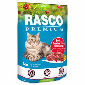Granule RASCO Premium Sterilized hovězí s brusinkou a lichořeřišnicí - Zákaznícke dni 28.3. – 30.4.2024