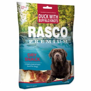 Pochoutka RASCO Premium bůvolí uzle s kachním masem 5 cm - Zákaznícke dni 28.3. – 30.4.2024