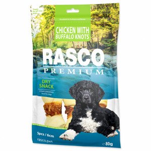 Pochoutka RASCO Premium bůvolí uzle obalené kuřecím masem 6 cm - Zákaznícke dni 28.3. – 30.4.2024