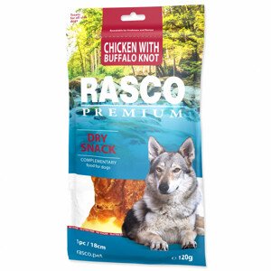 Pochoutka RASCO Premium bůvolí uzel obalený kuřecím masem 18 cm - Zákaznícke dni 28.3. – 30.4.2024