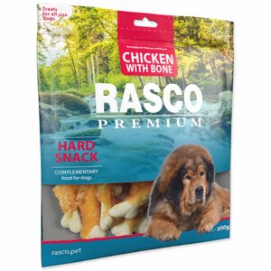 Pochoutka RASCO Premium kosti obalené kuřecím masem - Zákaznícke dni 28.3. – 30.4.2024