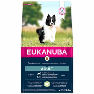 EUKANUBA Adult Small & Medium Breed Lamb - Zákaznícke dni 28.3. – 30.4.2024
