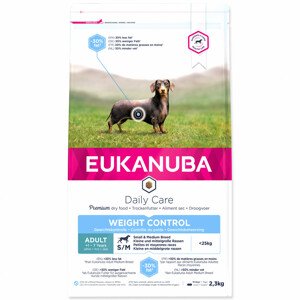 EUKANUBA Daily Care Adult Small & Medium Breed Weight Control - Zákaznícke dni 28.3. – 30.4.2024