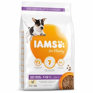 IAMS Dog Puppy Small & Medium Chicken - Zákaznícke dni 28.3. – 30.4.2024