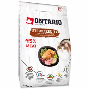 ONTARIO Cat Sterilised 7+ - Zákaznícke dni 28.3. – 30.4.2024
