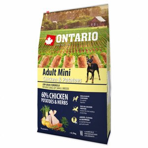 ONTARIO Dog Adult Mini Chicken & Potatoes & Herbs - Zákaznícke dni 28.3. – 30.4.2024