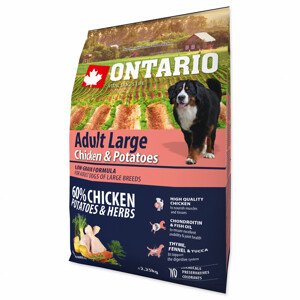 ONTARIO Dog Adult Large Chicken & Potatoes & Herbs - Zákaznícke dni 28.3. – 30.4.2024