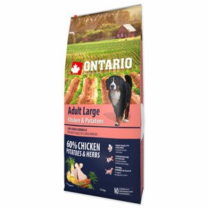 ONTARIO Dog Adult Large Chicken & Potatoes & Herbs - Zákaznické dny 28.3. – 30.4.2024