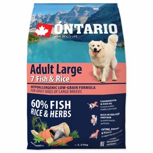 ONTARIO Dog Adult Large Fish & Rice - Zákaznícke dni 28.3. – 30.4.2024