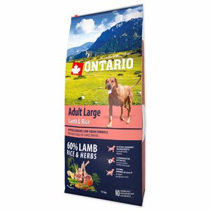 ONTARIO Dog Adult Large Lamb & Rice - Zákaznícke dni 28.3. – 30.4.2024