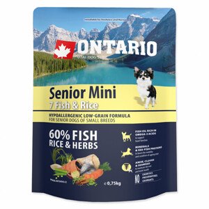 ONTARIO Senior Mini Fish & Rice - Zákaznícke dni 28.3. – 30.4.2024