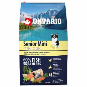 ONTARIO Senior Mini Fish & Rice - Zákaznícke dni 28.3. – 30.4.2024
