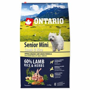 ONTARIO Senior Mini Lamb & Rice - Zákaznícke dni 28.3. – 30.4.2024