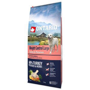 ONTARIO Dog Large Weight Control Turkey & Potatoes & Herbs - Zákaznické dny 28.3. – 30.4.2024