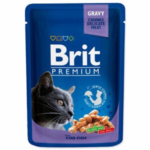 Kapsička BRIT Premium Cat Cod Fish - Zákaznícke dni 28.3. – 30.4.2024