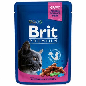 Kapsička BRIT Premium Cat Chicken & Turkey - Zákaznické dny 28.3. – 30.4.2024