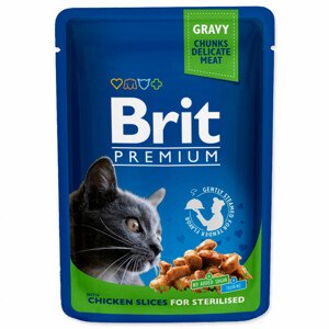 Kapsička BRIT Premium Cat Chicken Slices for Sterilised - Zákaznícke dni 28.3. – 30.4.2024