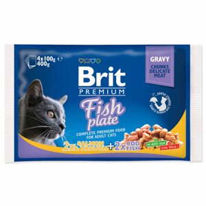 Kapsičky BRIT Premium Cat Fish Plate - Zákaznícke dni 28.3. – 30.4.2024