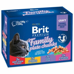Kapsičky BRIT Premium Cat Family Plate - Zákaznícke dni 28.3. – 30.4.2024
