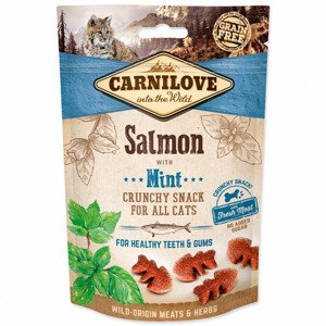 CARNILOVE Cat Crunchy Snack Salmon with Mint with fresh meat - Zákaznícke dni 28.3. – 30.4.2024