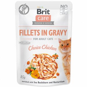 Kapsička BRIT Care Cat Fillets in Gravy Choice Chicken - Zákaznícke dni 28.3. – 30.4.2024