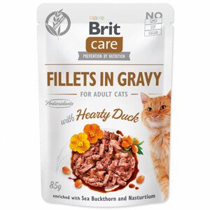 Kapsička BRIT Care Cat Fillets in Gravy with Hearty Duck - Zákaznícke dni 28.3. – 30.4.2024