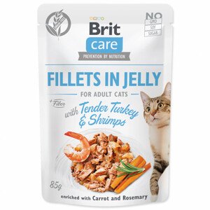 Kapsička BRIT Care Cat Pouch Tender Turkey & Shrimps in Jelly - Zákaznícke dni 28.3. – 30.4.2024
