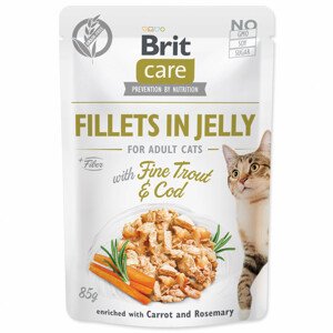 Kapsička BRIT Care Cat Pouch Trout & Cod in Jelly - Zákaznícke dni 28.3. – 30.4.2024