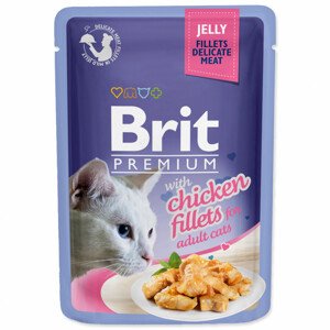 Kapsička BRIT Premium Cat Delicate Fillets in Jelly with Chicken - Zákaznícke dni 28.3. – 30.4.2024