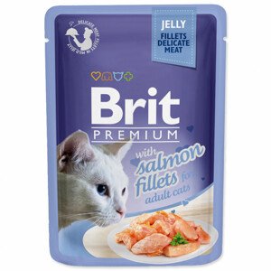 Kapsička BRIT Premium Cat Delicate Fillets in Jelly with Salmon - Zákaznícke dni 28.3. – 30.4.2024