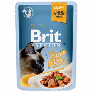 Kapsička BRIT Premium Cat Delicate Fillets in Gravy with Tuna - Zákaznícke dni 28.3. – 30.4.2024