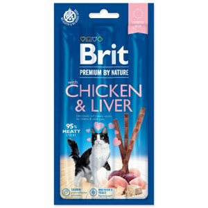 BRIT Premium by Nature Cat Sticks with Chicken & Liver - Zákaznícke dni 28.3. – 30.4.2024