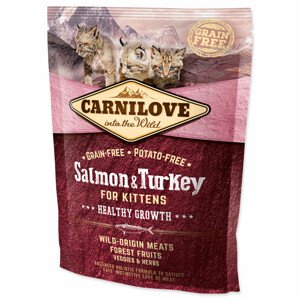 CARNILOVE Kittens Salmon and Turkey Healthy Growth - Zákaznické dny 28.3. – 30.4.2024