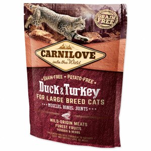 CARNILOVE Duck and Turkey Large Breed Cats Muscles, Bones, Joints - Zákaznícke dni 28.3. – 30.4.2024