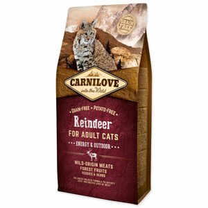 CARNILOVE Reindeer Adult Cats Energy and Outdoor - Zákaznické dny 28.3. – 30.4.2024