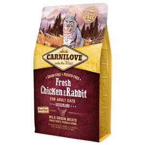 CARNILOVE Fresh Chicken & Rabbit Gourmand for Adult cats - Zákaznícke dni 28.3. – 30.4.2024