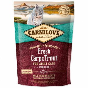 CARNILOVE Fresh Carp & Trout Sterilised for Adult cats - Zákaznícke dni 28.3. – 30.4.2024