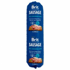 Salám BRIT Premium Dog Sausage Chicken & Lamb - Zákaznícke dni 28.3. – 30.4.2024