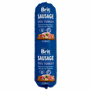 Salám BRIT Premium Dog Sausage Turkey - Zákaznícke dni 28.3. – 30.4.2024