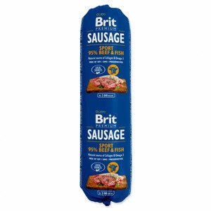 Salám BRIT Premium Dog Sausage Sport – Beef & Fish - Zákaznícke dni 28.3. – 30.4.2024
