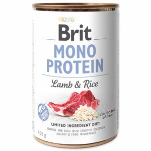 Konzerva BRIT Mono Protein Lamb & Brown Rice - Zákaznícke dni 28.3. – 30.4.2024
