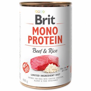 Konzerva BRIT Mono Protein Beef & Brown Rice - Zákaznické dny 28.3. – 30.4.2024