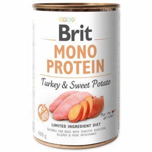Konzerva BRIT Mono Protein Turkey & Sweet Potato - Zákaznícke dni 28.3. – 30.4.2024