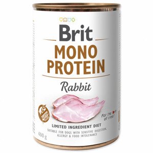Konzerva BRIT Mono Protein Rabbit - Zákaznícke dni 28.3. – 30.4.2024