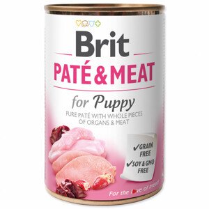 Konzerva BRIT Paté & Meat Puppy - Zákaznícke dni 28.3. – 30.4.2024