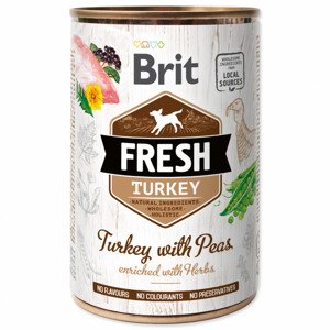 Konzerva BRIT Fresh Turkey with Peas - Zákaznické dny 28.3. – 30.4.2024