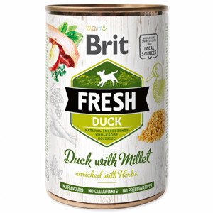 Konzerva BRIT Fresh Duck with Millet - Zákaznícke dni 28.3. – 30.4.2024
