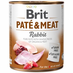 Konzerva BRIT Paté & Meat Rabbit - Zákaznícke dni 28.3. – 30.4.2024