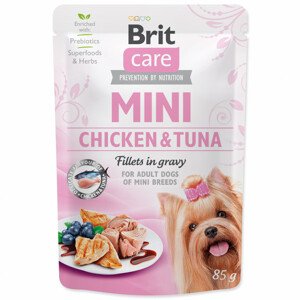 Kapsička BRIT Care Mini Chicken & Tuna fillets in gravy - Zákaznícke dni 28.3. – 30.4.2024